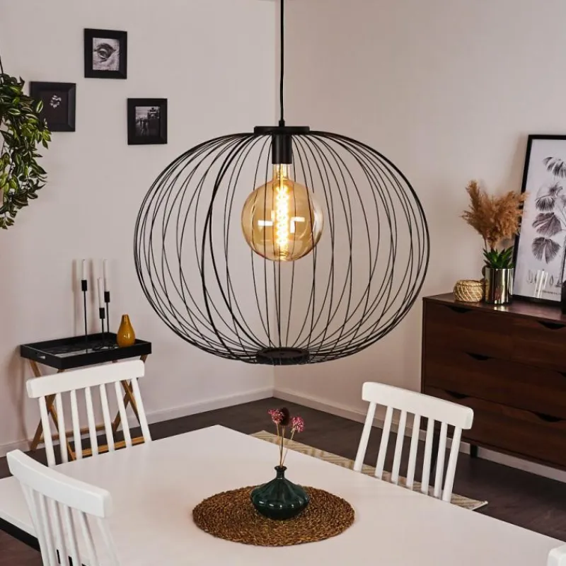 hofstein Suspension Wharua Noir, 1 lumière* Suspensions