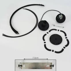 hofstein Suspension Wharua Noir, 1 lumière* Suspensions