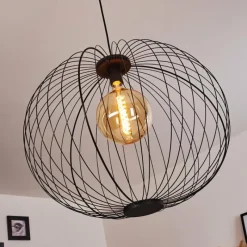 hofstein Suspension Wharua Noir, 1 lumière* Suspensions