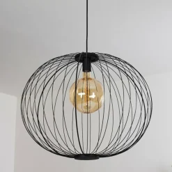 hofstein Suspension Wharua Noir, 1 lumière* Suspensions