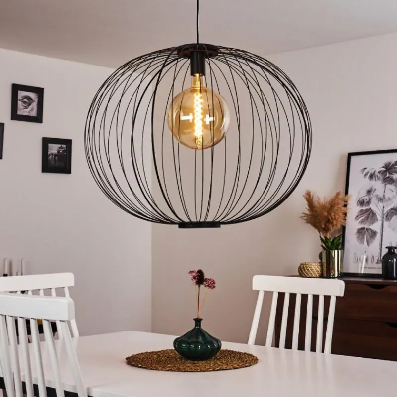 hofstein Suspension Wharua Noir, 1 lumière* Suspensions