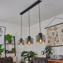 hofstein Suspension Wichita Noir, 3 lumières