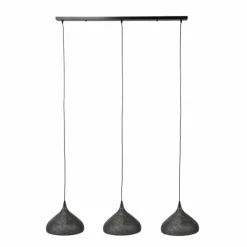 Lampes Industrielles-hofstein Suspension Wildervanksterdallen Brun, Noir, 3 lumières