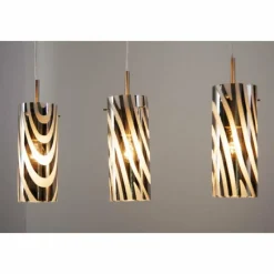 Luminaires Wofi Suspension Wofi COLLAGE Nickel mat, 3 lumières