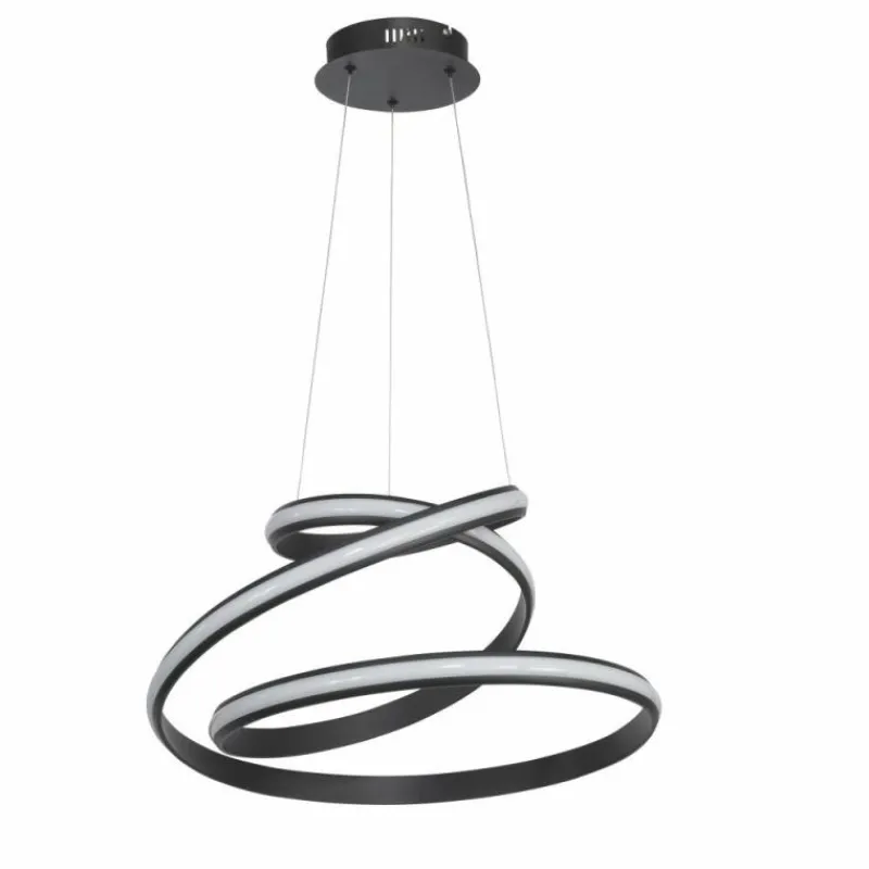 Luminaires Wofi Suspension WOFI TESS LED Noir, 1 lumière* Suspensions