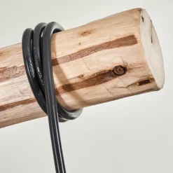 Luminaires Scandinaves-hofstein Suspension Yaak Écru, Noir, 3 lumières