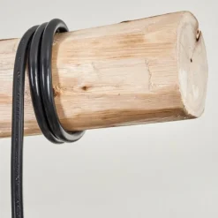 hofstein Suspension Yaak Écru, Noir, 4 lumières