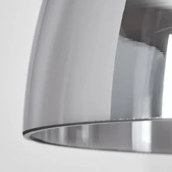 hofstein Suspension Yadekope Écru, Noir, 6 lumières