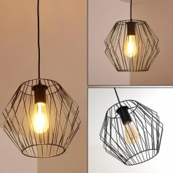 Lampes Vintages & Rétros-hofstein Suspension Yalmhill Noir, 1 lumière