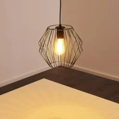 Lampes Vintages & Rétros-hofstein Suspension Yalmhill Noir, 1 lumière