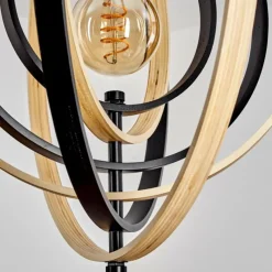 Luminaires Scandinaves-hofstein Suspension Yrva Noir, 1 lumière