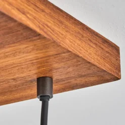 Lampes Vintages & Rétros-hofstein Suspension Yuna Écru, Noir, 6 lumières