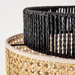 Luminaires Scandinaves-hofstein Suspension Zaracure Noir, 1 lumière