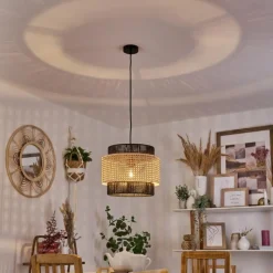 Luminaires Scandinaves-hofstein Suspension Zaracure Noir, 1 lumière