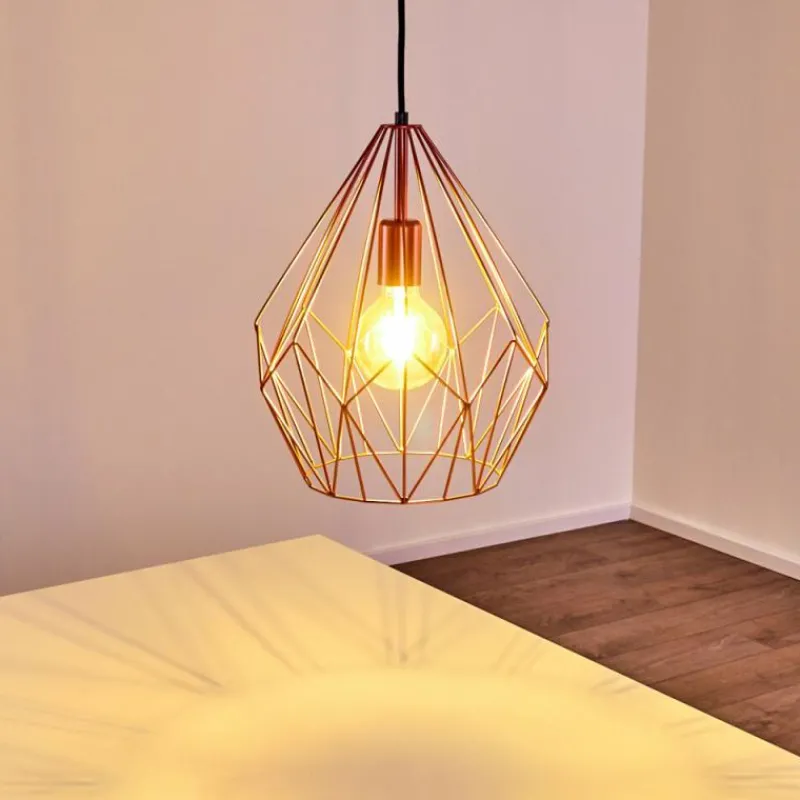 Lampes Industrielles-hofstein Suspension Zarembo Cuivre, 1 lumière