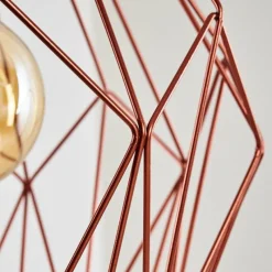 Lampes Industrielles-hofstein Suspension Zarembo Cuivre, 1 lumière