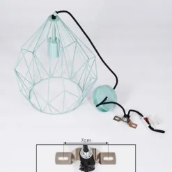 Lampes Vintages & Rétros-hofstein Suspension Zarembo Vert, 1 lumière