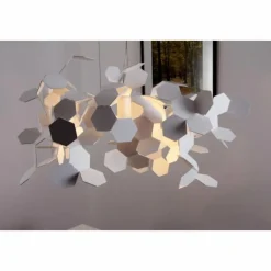 Luminaires Zava Luce Suspension Zavaluce Andromeda Blanc, 1 lumière* Suspensions