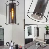 Suspension Verre Fumé-hofstein Suspension Zento Noir, 1 lumière