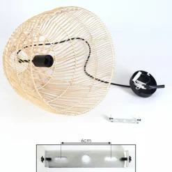 hofstein Suspension Zofingen Noir, 1 lumière