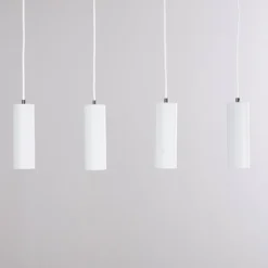 hofstein Suspension Zuoz Blanc, 4 lumières
