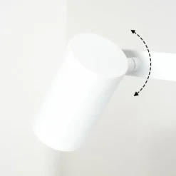 Lampes Industrielles-hofstein Suspension Zuoz Blanc, 4 lumières