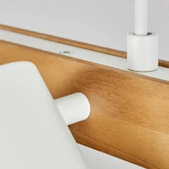 Luminaires Scandinaves-Lampe Suspension Zuoz Écru, Blanc, 4 lumières