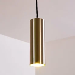 hofstein Suspension Zuoz Nickel mat, 1 lumière
