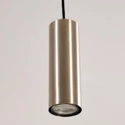 hofstein Suspension Zuoz Nickel mat, 1 lumière