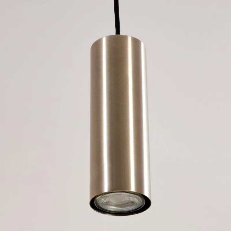 hofstein Suspension Zuoz Nickel mat, 1 lumière