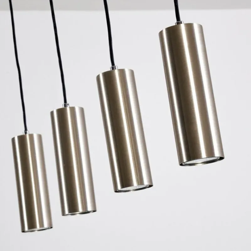 hofstein Suspension Zuoz Nickel mat, 4 lumières