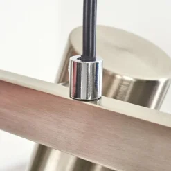 Luminaires Scandinaves-hofstein Suspension Zuoz Nickel mat, 6 lumières