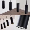hofstein Suspension Zuoz Noir, 4 lumières