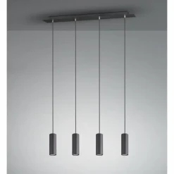 Luminaires Trio Suspension Zuoz Noir, 4 lumières* Suspensions