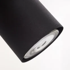 hofstein Suspension Zuoz Noir, 4 lumières