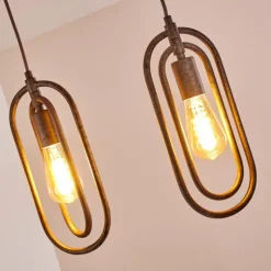 hofstein Suspension Zwolle Argenté, 4 lumières