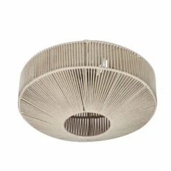 Lampes En Tissu-Luminaires Trio SVEA Plafonnier Beige, 1 lumière