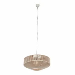 Lampes En Tissu-Luminaires Trio SVEA Suspension Beige, 1 lumière