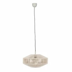 Lampes En Tissu-Luminaires Trio SVEA Suspension Beige, 1 lumière