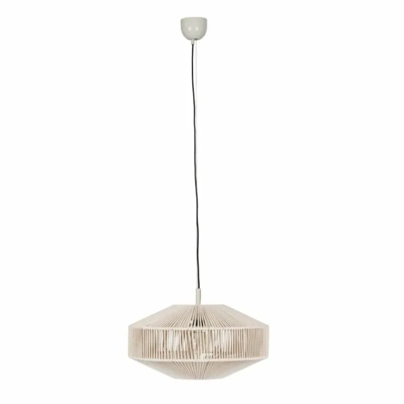 Lampes En Tissu-Luminaires Trio SVEA Suspension Beige, 1 lumière