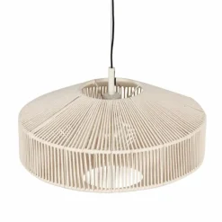 Lampes En Tissu-Luminaires Trio SVEA Suspension Beige, 1 lumière