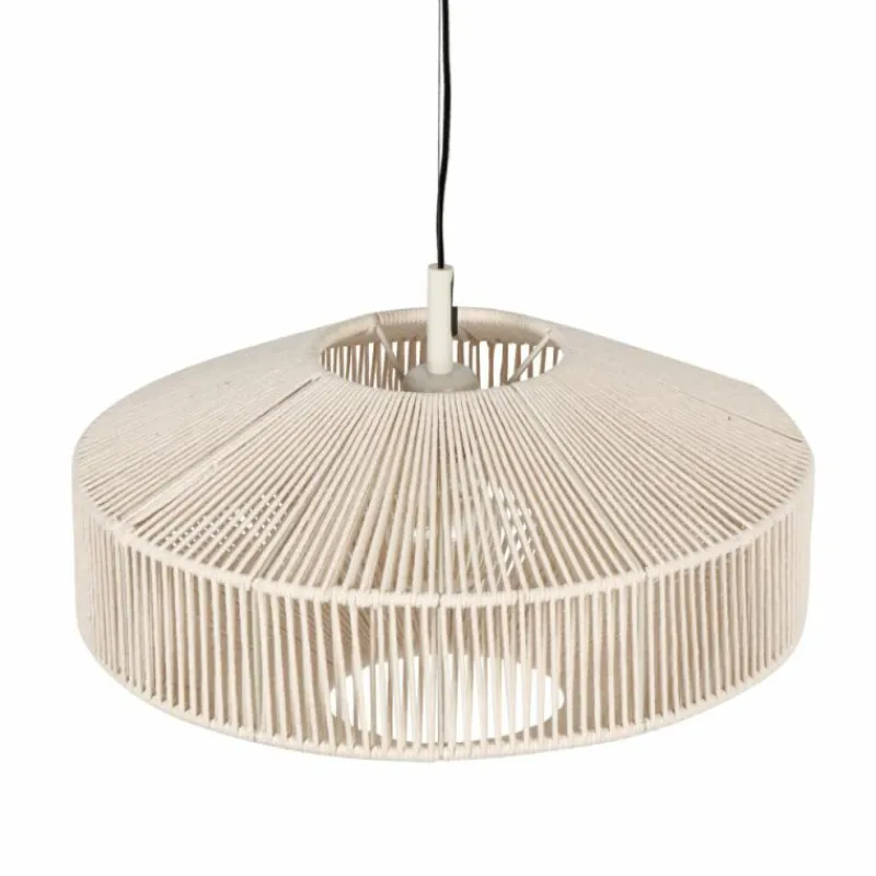 Lampes En Tissu-Luminaires Trio SVEA Suspension Beige, 1 lumière