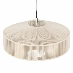 Lampes En Tissu-Luminaires Trio SVEA Suspension Beige, 1 lumière