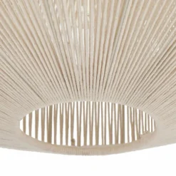 Lampes En Tissu-Luminaires Trio SVEA Suspension Beige, 1 lumière