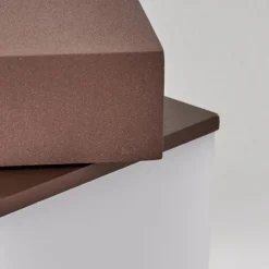 hofstein Swanek Lampe murale d´extérieur, Applique murale LED Rouille, 1 lumière