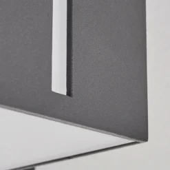 hofstein Swanek Lampe murale d´extérieur, Applique murale LED Anthracite, 2 lumières