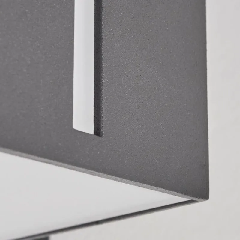 hofstein Swanek Lampe murale d´extérieur, Applique murale LED Anthracite, 1 lumière, Détecteur de mouvement