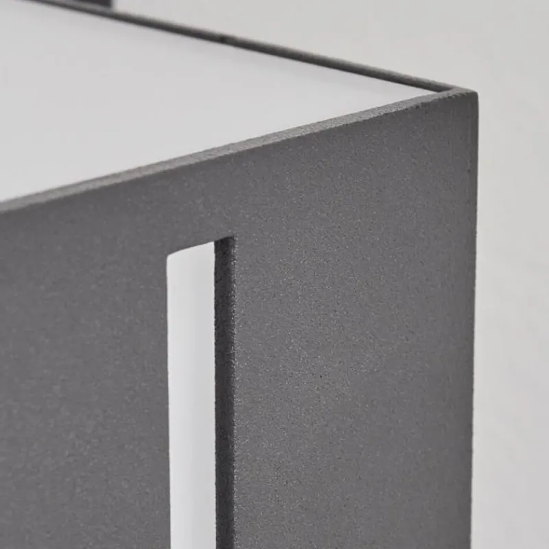 hofstein Swanek Lampe murale d´extérieur, Applique murale LED Anthracite, 2 lumières, Détecteur de mouvement