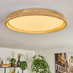 Luminaires Scandinaves-hofstein Tabernas Plafonnier LED Écru, Blanc, 1 lumière