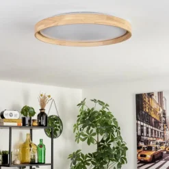 Luminaires Scandinaves-hofstein Tabernas Plafonnier LED Écru, Blanc, 1 lumière